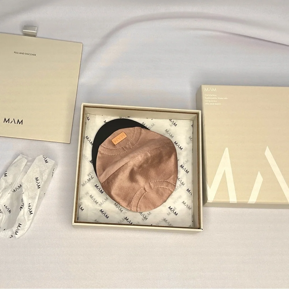 New Mam Mask 234 Pretty Dusky Pink Silk replacement & filter pattern with box XS